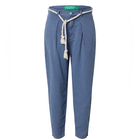United Colors Of Benetton Pants - United Colors of Benetton Carrot Fit Striped Trousers
